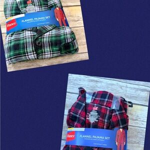 2 SETS-NEW FLANNEL PAJAMAS-SMALL